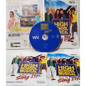High School Musical - Sing It (Nintendo Wii, 2007) - Manual Song Book Disk